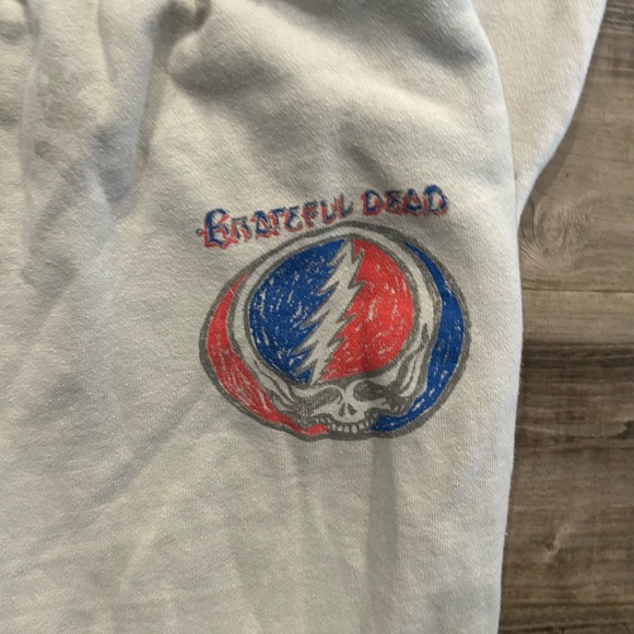 Grateful Dead Women's Lightning Skull Tie-Dye Crewneck Sweatshirt Jogger 2-Piece - Picture 4 of 11
